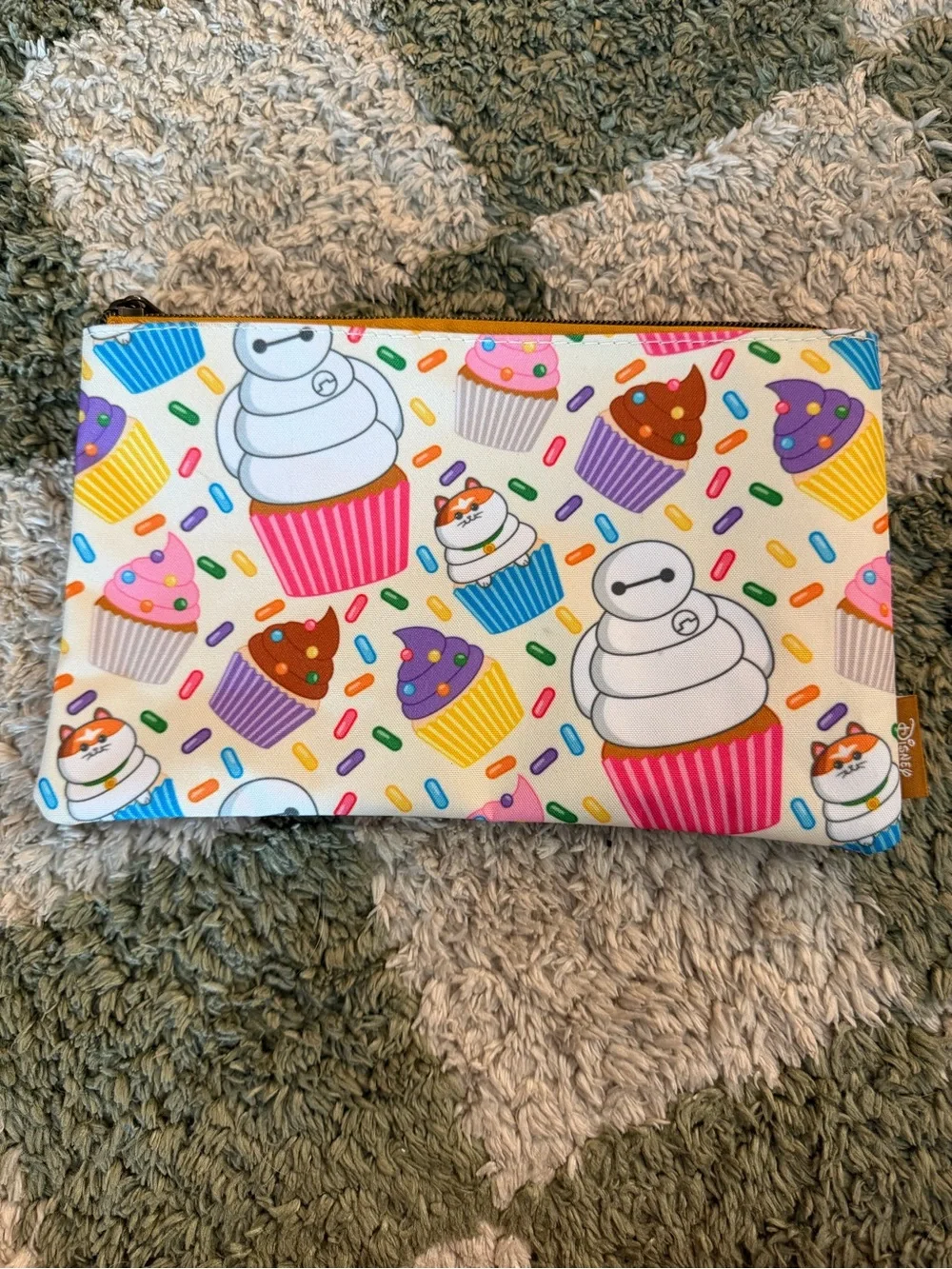 Loungefly Cute Cupcake Zip Pouch with Baymax Character